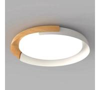 KNBVFHG Semi-recessed LED Ceiling Lights Side Emitting Design Ceiling Lamp Tri-Color Dimming Elegant Panel Lamps Thin Flat Modern Flush Mount Lighting Fixture for Lounge Hallway Home Office Porch
