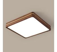 KNBVFHG Square Bright LED Ceiling Lights Side Emitting Design Ceiling Lamp Thin Flat Modern Flush Mount Lighting Fixture Three-Tone Light Energy-Saving Flat Lamps Bedroom, Kitchen, Living Room