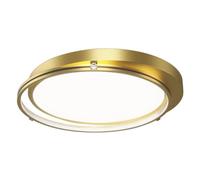 KNBVFHG Three-Color Dimming Bedroom Lights American Style Close to Ceiling Lamp Easy to Install Home Decoration Panel Lamps Thin Flat Modern Flush Mount Lighting Fixture Bedroom, Kitchen, Living Room