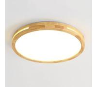 KNBVFHG Ultra-Thin LED Ceiling Lights Nordic Wooden Ultra-Thin Ceiling Lamp Round Simple Living Room Lighting Fixture 3 Color Temperatures in One 3000k/4500k/6500k Lounge Hallway Home Office Porch