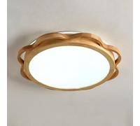 KNBVFHG with Three-Color Dimming Ceiling Lights Home Decoration LED Ceiling Lamp Warm Romantic Simple Round Lighting Fixture Recessed Installation Elegant Panel Lamps Lounge Hallway Home Office Porch