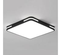 KNBVFHG with Three-Color Dimming LED Ceiling Lights Creative Indoor Square Ceiling Lamp Thin Flat Modern Flush Mount Lighting Fixture Warm Romantic Elegant Panel Lamps for Lounge Hallway Home Office