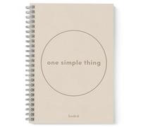 KNDRD One Simple Thing: A Wellness Journal for Women - Daily Self Care, Check-in, Gratitude & Wellness Prompts for Mental Health and Personal Growth. A5 wellness journal - 3 months. (Caffe Latte)