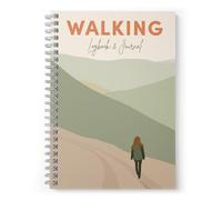 KNDRD Walking, Hiking, & Fitness Logbook - Daily Fitness Journal for wellness and reflection - Track Progress, Reflect, and Stay Motivated. - Great gift for walking, hiking, fitness, & wellness.