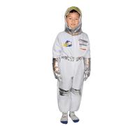 KNDSGOEWG Children's astronaut space suit Halloween costume cosplay set headwear gloves gift set