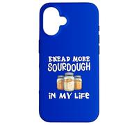 Knead More Sourdough In My Life Baker Bread Lover Pun Fun Case for iPhone 16