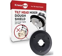 KneadAce Dough Hook Shield - Prevents Your Dough from Climbing Up and Clogging Up Your Mixer - Mess Free Mixer Accessory Compatible with Most C Shape Dough Hooks (Dark Grey)