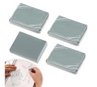Kneaded Eraser 6 Pack Gray Artist Eraser Kneadable Drawing Erasers for Charcoal Erasing Blurring Highlighting Putty Rubber Putty Gift for Artists Students Graduation Drawing Sketches Detailing School
