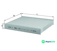 KNECHT CABIN AIR FILTER LA220 FOR FORD VOLVO