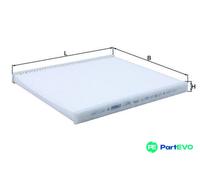 KNECHT CABIN AIR FILTER LA241 FOR FIAT