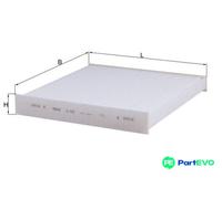KNECHT CABIN AIR FILTER LA859