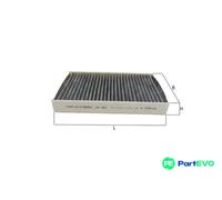 KNECHT CABIN AIR FILTER LAK852 FOR NISSAN