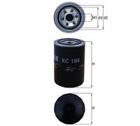 MAHLE KC184 Fuel Filter 93mm Diameter 143mm Height Service M24x1.5 Fits SCANIA