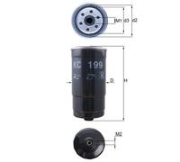 Mahle Original Fuel Filter KC 199 KNECHT for Hyundai Trajet 2.0 2001-2008