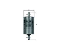 Mahle Fuel Filter KL14 - Genuine Part - Precision OE Matching Fit & High Quality