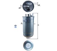 Fuel Filter fits VW POLO 6V5, Mk3 1.9D 96 to 01 ALH Mahle 1J0127399A 1J0127401A