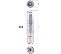 MAHLE KL 169/4D Fuel filter