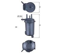 KNECHT KL 632D Fuel filter for NISSAN,RENAULT,SUZUKI