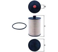 Mahle Fuel Filter KX217D - Fits VW LT Van - Genuine Part