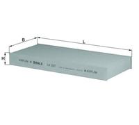 KNECHT LA 237 Filter, interior air for RENAULT