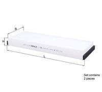 KNECHT LA 239/S Filter, interior air for AUDI,LAMBORGHINI,TOYOTA,VW