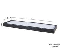 Mahle Pollen / Cabin Filter LA495/S 971331J000 971331J000AT 72389289 OE Quality