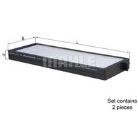 KNECHT LA912/S Filter, interior air OE REPLACEMENT