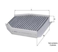 KNECHT LAK 278/S Filter, interior air for MERCEDES-BENZ,PUCH