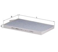 Knecht Filter Cabin Air Filter LAK469 - Activated Carbon Pollen Filter for Renault Koleos