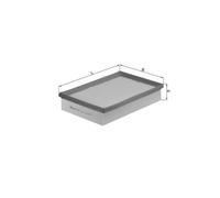 MAHLE LX 1044 Air filter