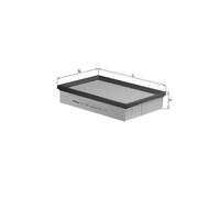 MAHLE LX 1570 Air filter