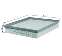 MAHLE LX 1586 Air filter