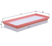 KNECHT LX 2034 Air Filter for SMART