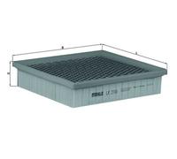 MAHLE LX 2108 - Air Filter Car - Engine