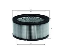 KNECHT LX 213 Air Filter for FORD,PORSCHE,SAAB