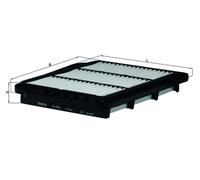 MAHLE Air Filter - LX2679