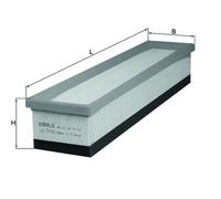 Air filter KNECHT LX 3144 for THALIA I (LB_) 1.5 2001-2009