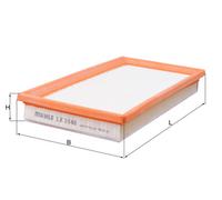 Air Filter fits FIAT 500L 199LYC1B 9 2012 on Mahle 0000051916924 51881024 New