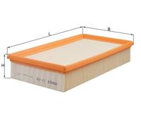 KNECHT LX 438 Air Filter for MERCEDES-BENZ