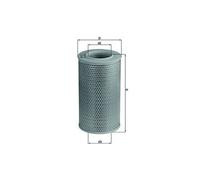 Air Filter fits FIAT DUCATO 230, 244 2.0D 01 to 06 RHV Mahle 1310636080 71736124