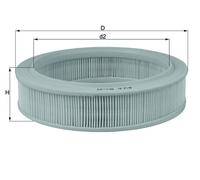 KNECHT LX 81 Air Filter for ,ALPINE,ARO,FORD,RENAULT,SAAB