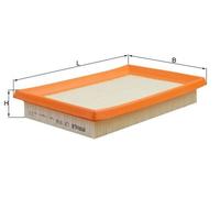 Knecht Filter Air Filter LX 916 - for Fiat, Piaggio, Daihatsu (APE/Porter/Truck/Van/Bus)