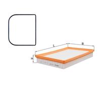 KNECHT LX 977D Air Filter for SEAT,SKODA,VW,VW (SVW)