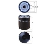 MAHLE OC 1014 Oil filter