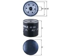 MAHLE OC 232 Oil filter