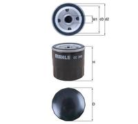 MAHLE OC 242 Oil filter