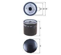 MAHLE OC 243 Oil filter
