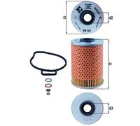 NEW OIL FILTER FOR BMW 3 E36 M41 D17 3 SALOON E36 3 COMPACT E36 KNECHT H924/2X