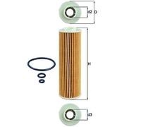x1 Mahle Oil Filter OX183/5D1 70584964 OE 2711840125 2711840425 Made in AT