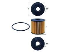 MAHLE ORIGINAL OX 210D Oil filter